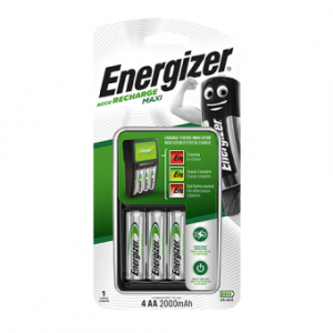 מטען סוללות+4 סוללות -AA-2000MAH אנרג'יזר מקס - באריזה